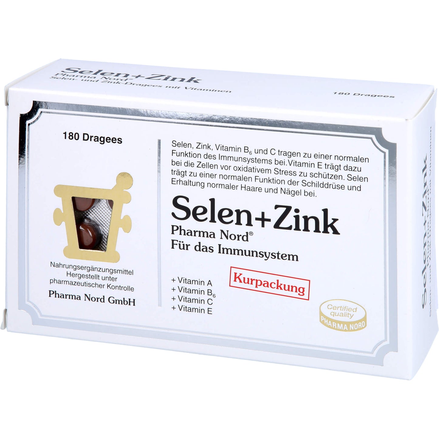 SELEN+ZINK Pharma Nord Dragees 180 St
