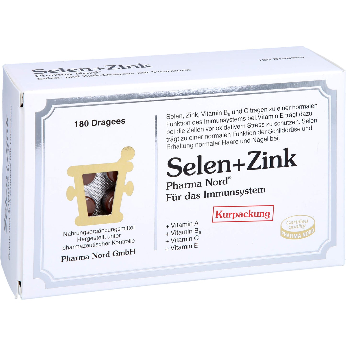 SELEN+ZINK Pharma Nord Dragees 180 St