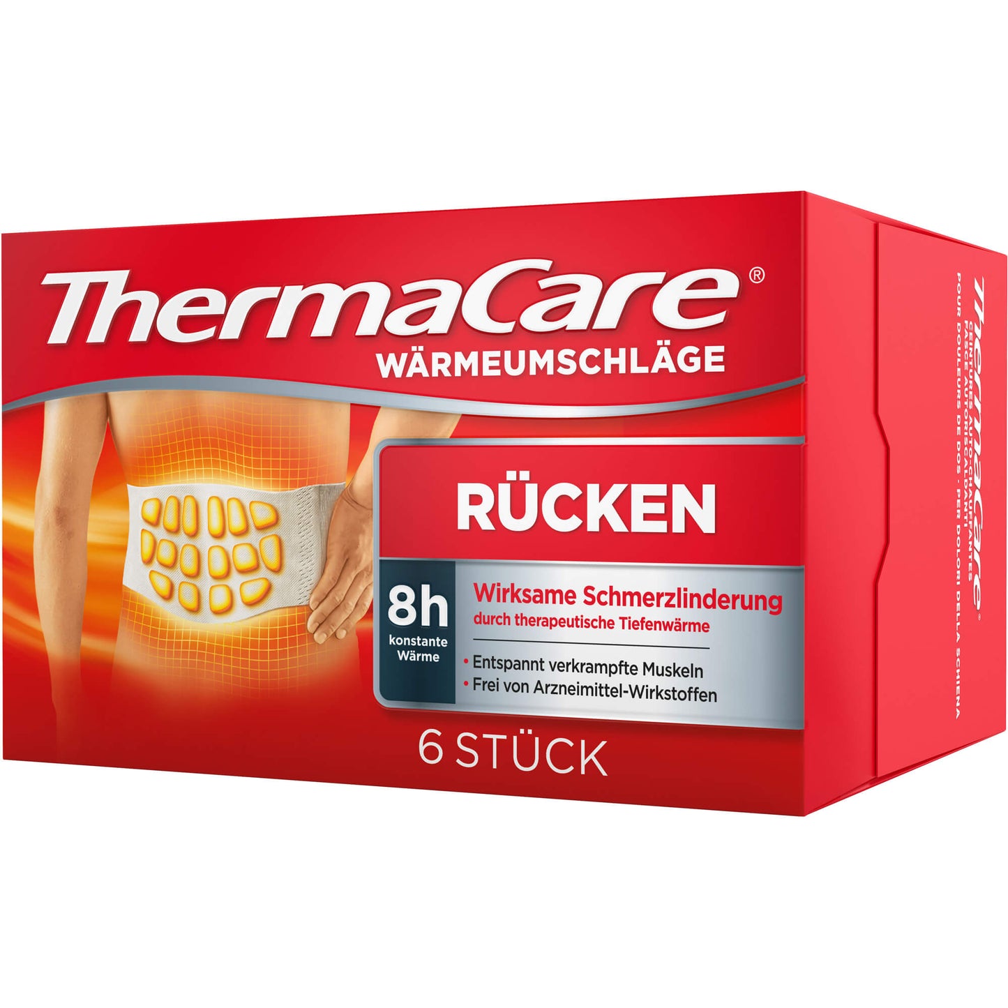 THERMACARE Rückenumschläge S-XL z.Schmerzlind. 6 St