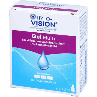 HYLO-VISION Gel multi Augentropfen 2X10 ml