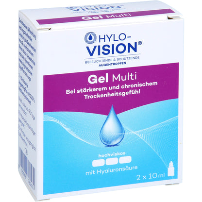 HYLO-VISION Gel multi Augentropfen 2X10 ml