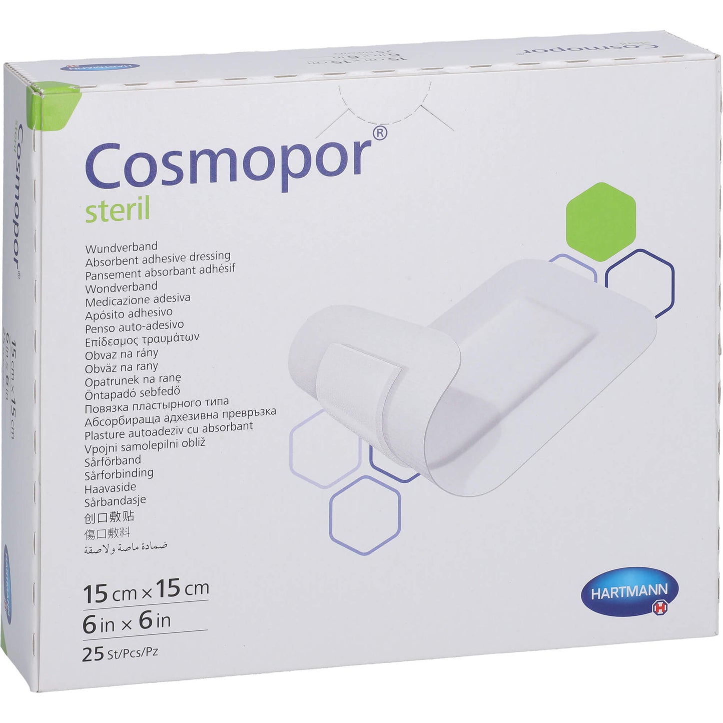 COSMOPOR steril Wundverband 15x15 cm 25 St