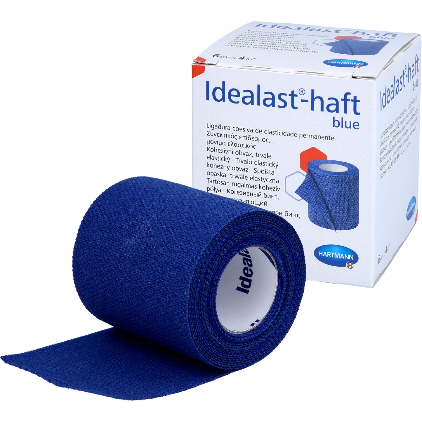 IDEALAST-haft color Binde 6 cmx4 m blau 1 St