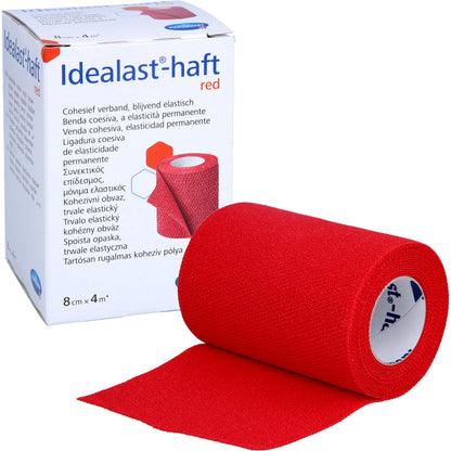 IDEALAST-haft color Binde 8 cmx4 m rot 1 St