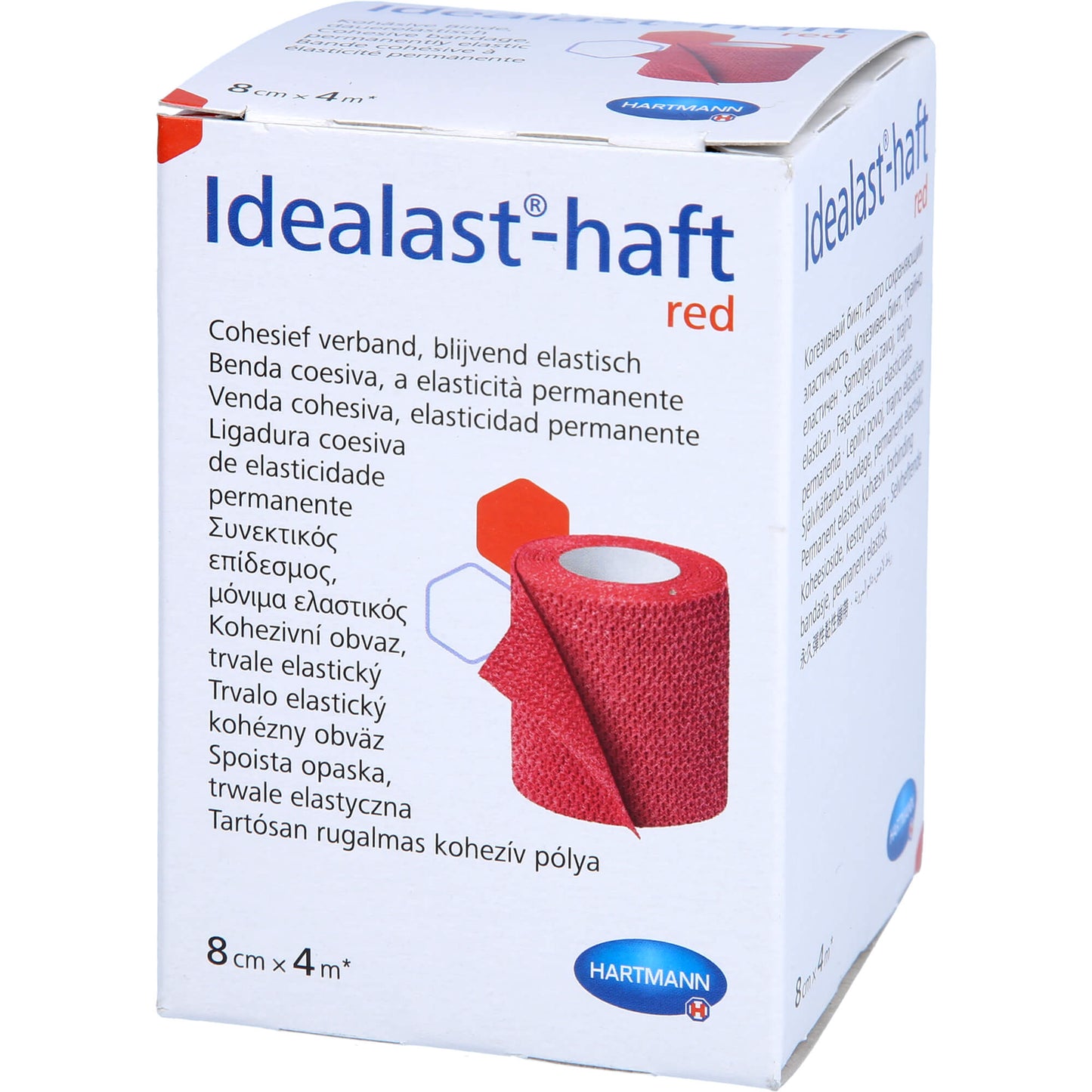 IDEALAST-haft color Binde 8 cmx4 m rot 1 St