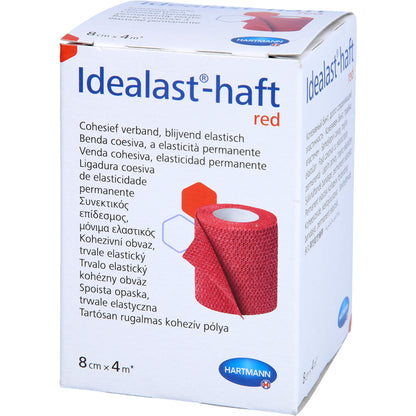 IDEALAST-haft color Binde 8 cmx4 m rot 1 St