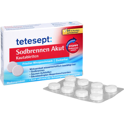 TETESEPT Sodbrennen Akut Kautabletten 20 St