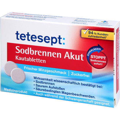 TETESEPT Sodbrennen Akut Kautabletten 20 St