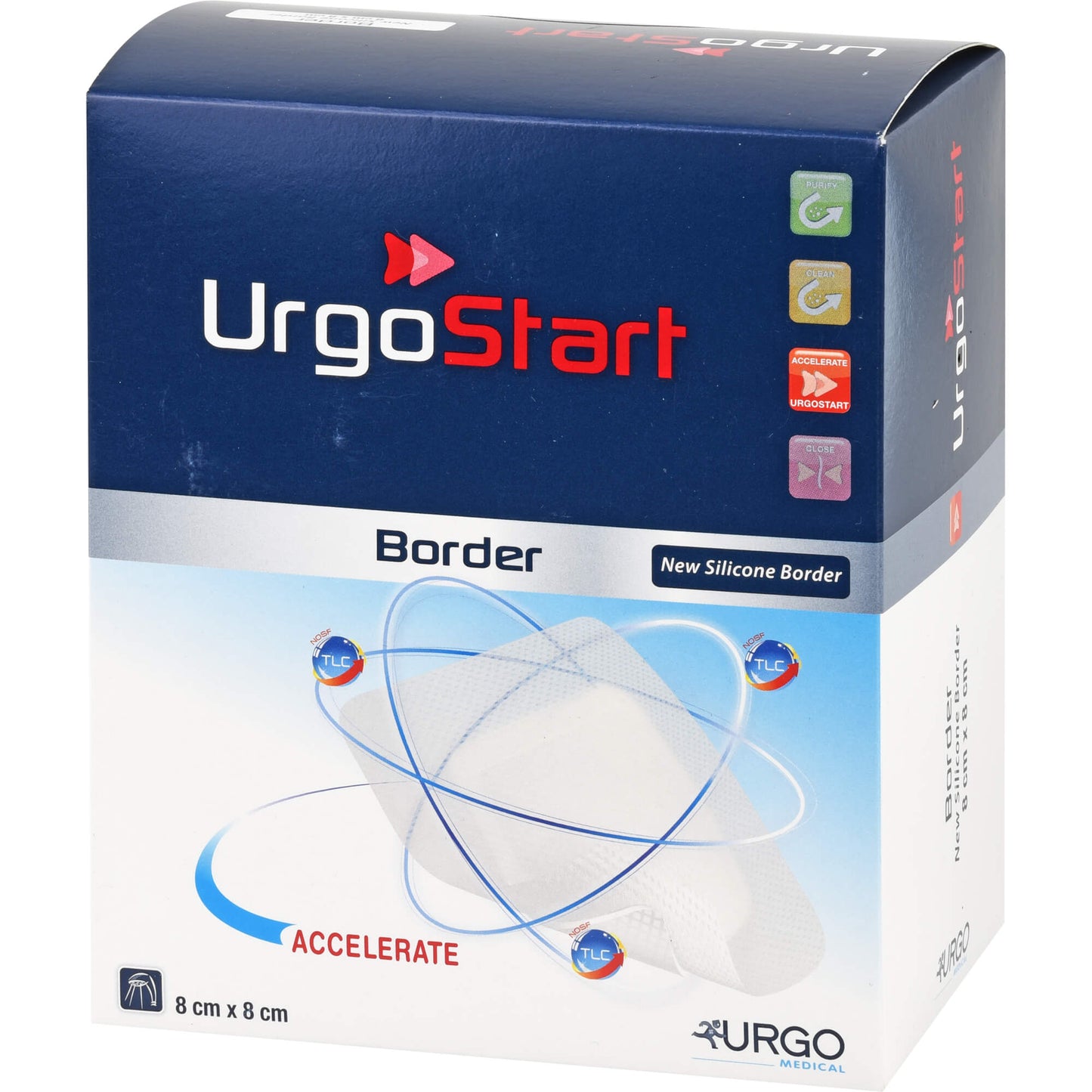 URGOSTART Border 8x8 cm Schaumstoffwundverband 20 St