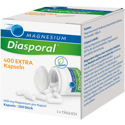 MAGNESIUM DIASPORAL 400 Extra Kapseln 100 St