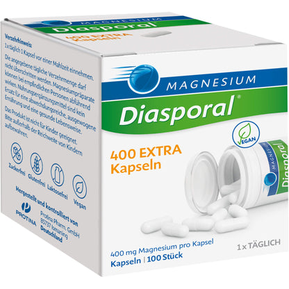 MAGNESIUM DIASPORAL 400 Extra Kapseln 100 St