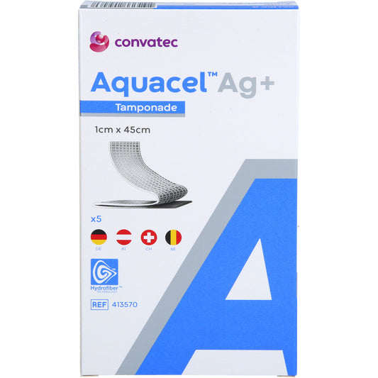 AQUACEL Ag+ 1x45 cm Tamponaden 5 St