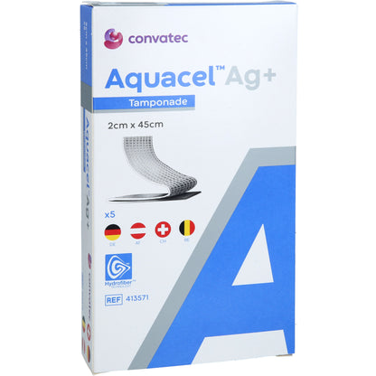 AQUACEL Ag+ 2x45 cm Tamponaden 5 St
