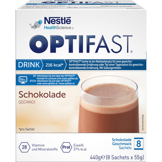 OPTIFAST home Drink Schokolade Pulver 8X55 g