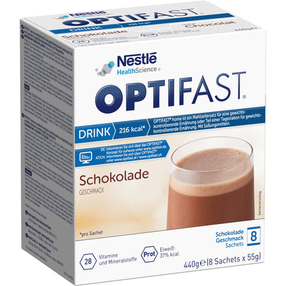 OPTIFAST home Drink Schokolade Pulver 8X55 g