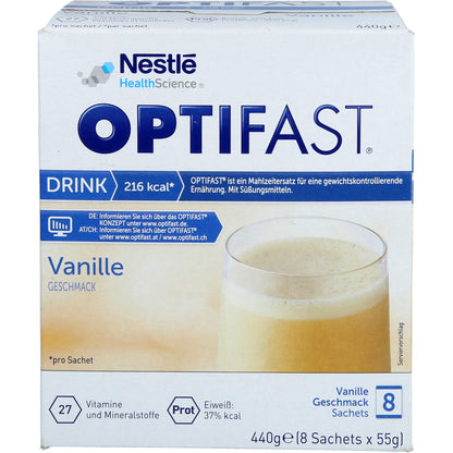 OPTIFAST home Drink Vanille Pulver 8X55 g