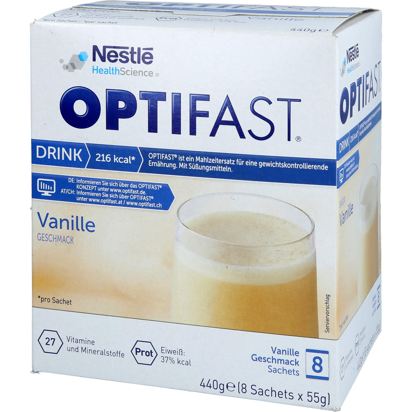 OPTIFAST home Drink Vanille Pulver 8X55 g