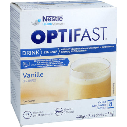 OPTIFAST home Drink Vanille Pulver 8X55 g