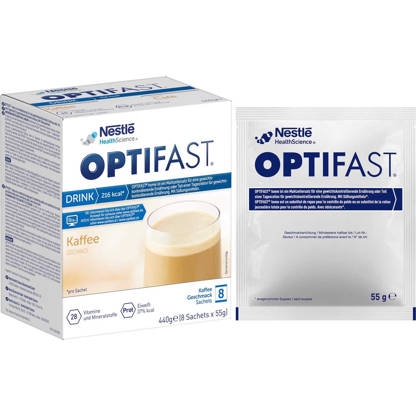 OPTIFAST home Drink Kaffee Pulver 8X55 g