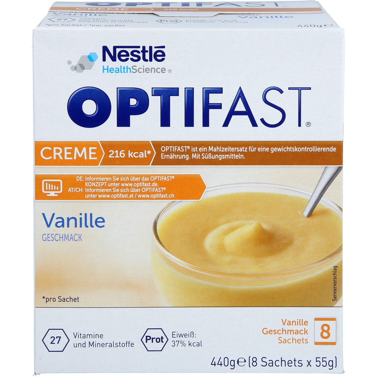 OPTIFAST home Creme Vanille Pulver 8X55 g