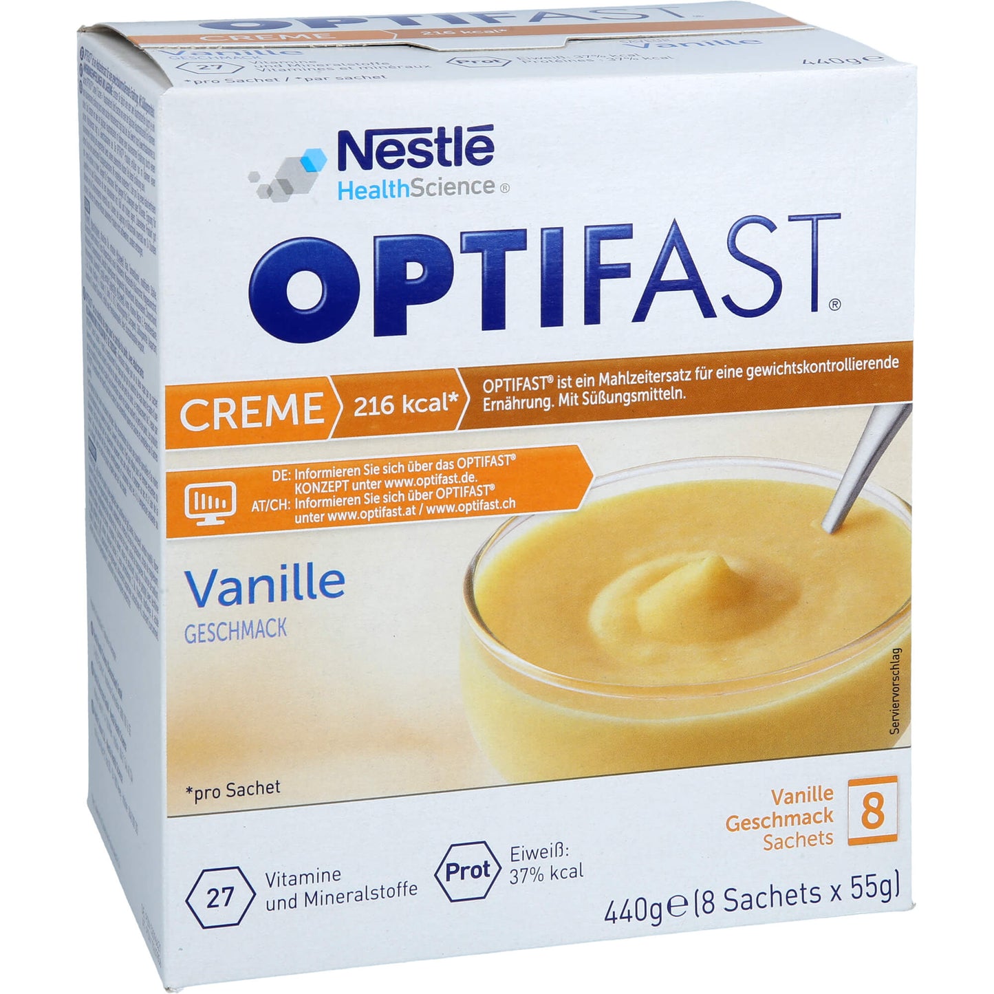 OPTIFAST home Creme Vanille Pulver 8X55 g