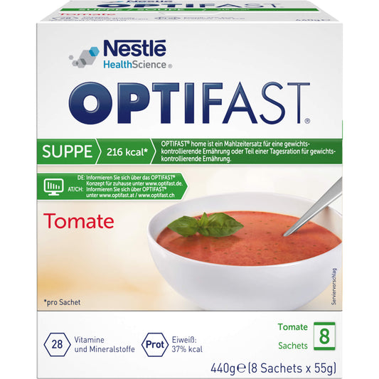 OPTIFAST home Suppe Tomate Pulver 8X55 g
