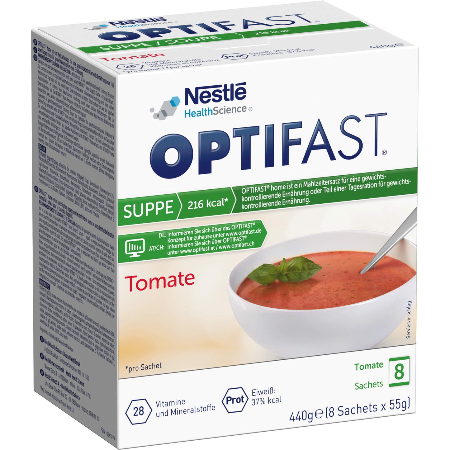 OPTIFAST home Suppe Tomate Pulver 8X55 g