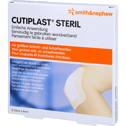 CUTIPLAST steril Wundverband 8x10 cm 5 St