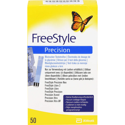 FREESTYLE Precision Blutzucker Teststreifen 50 St