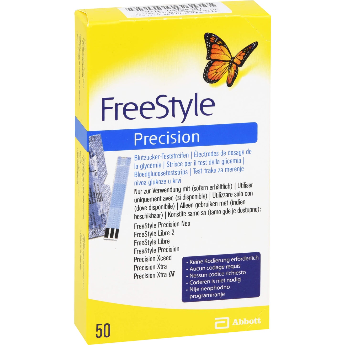 FREESTYLE Precision Blutzucker Teststreifen 50 St