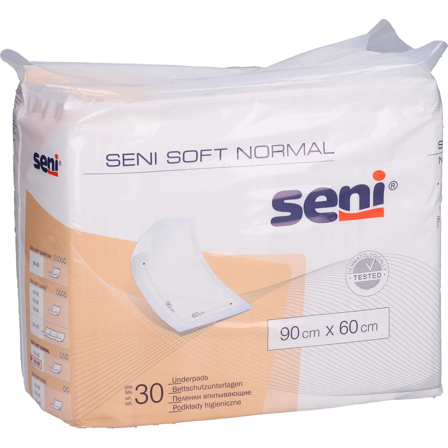 SENI Soft Normal Bettschutzunterlage 60x90 cm 30 St