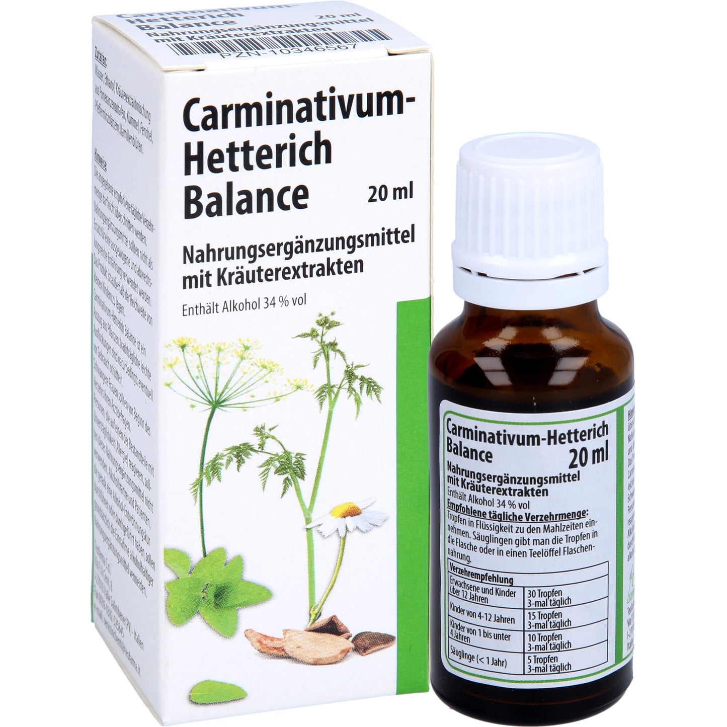 CARMINATIVUM Hetterich Balance Tropfen z.Einnehmen 20 ml