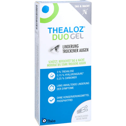 THEALOZ Duo Augengel 30X0.4 g