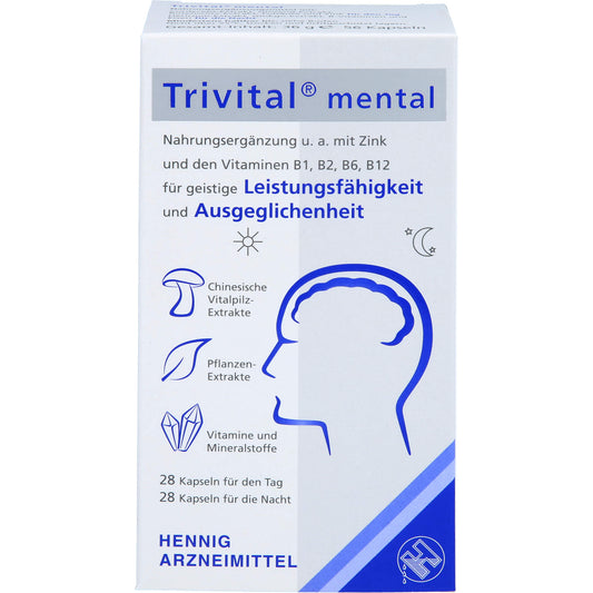TRIVITAL mental Kapseln 56 St