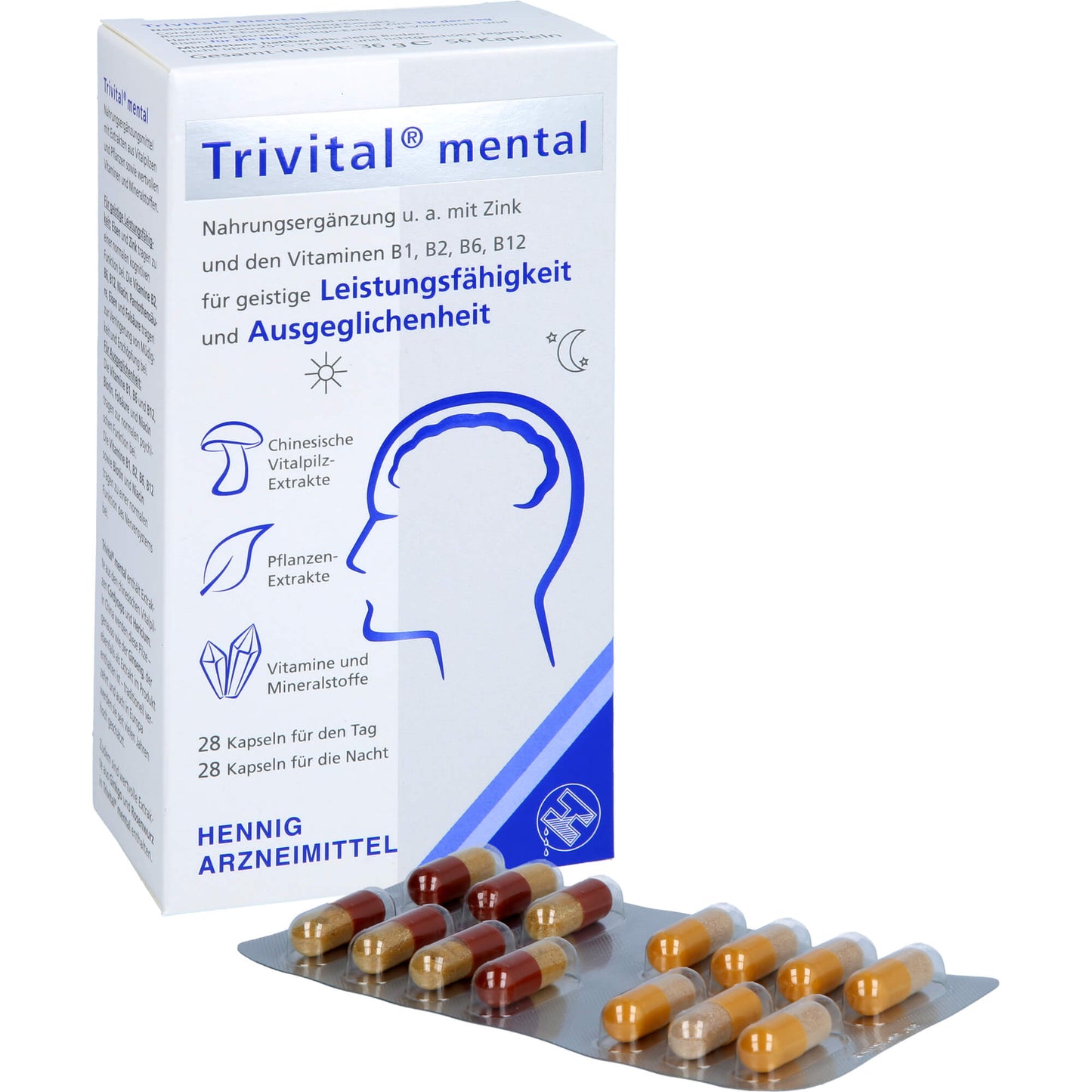 TRIVITAL mental Kapseln 56 St