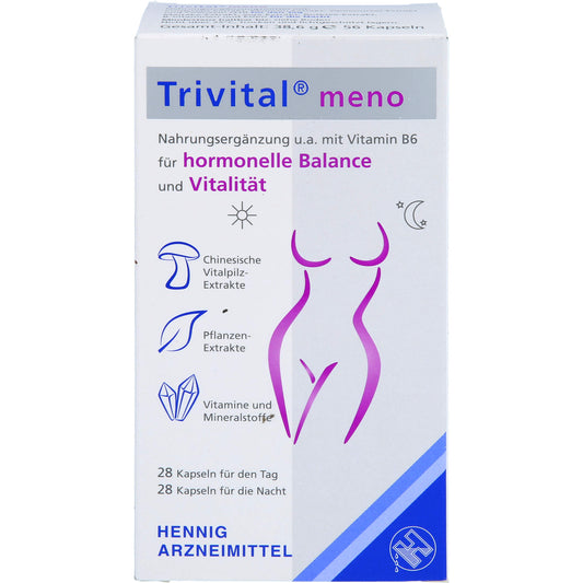 TRIVITAL meno Kapseln 56 St