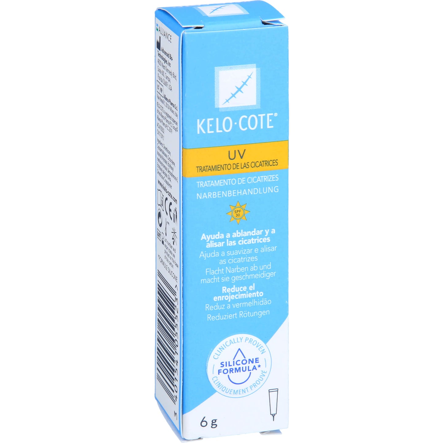 KELO-COTE UV Silikon Narbengel LSF 30 6 g