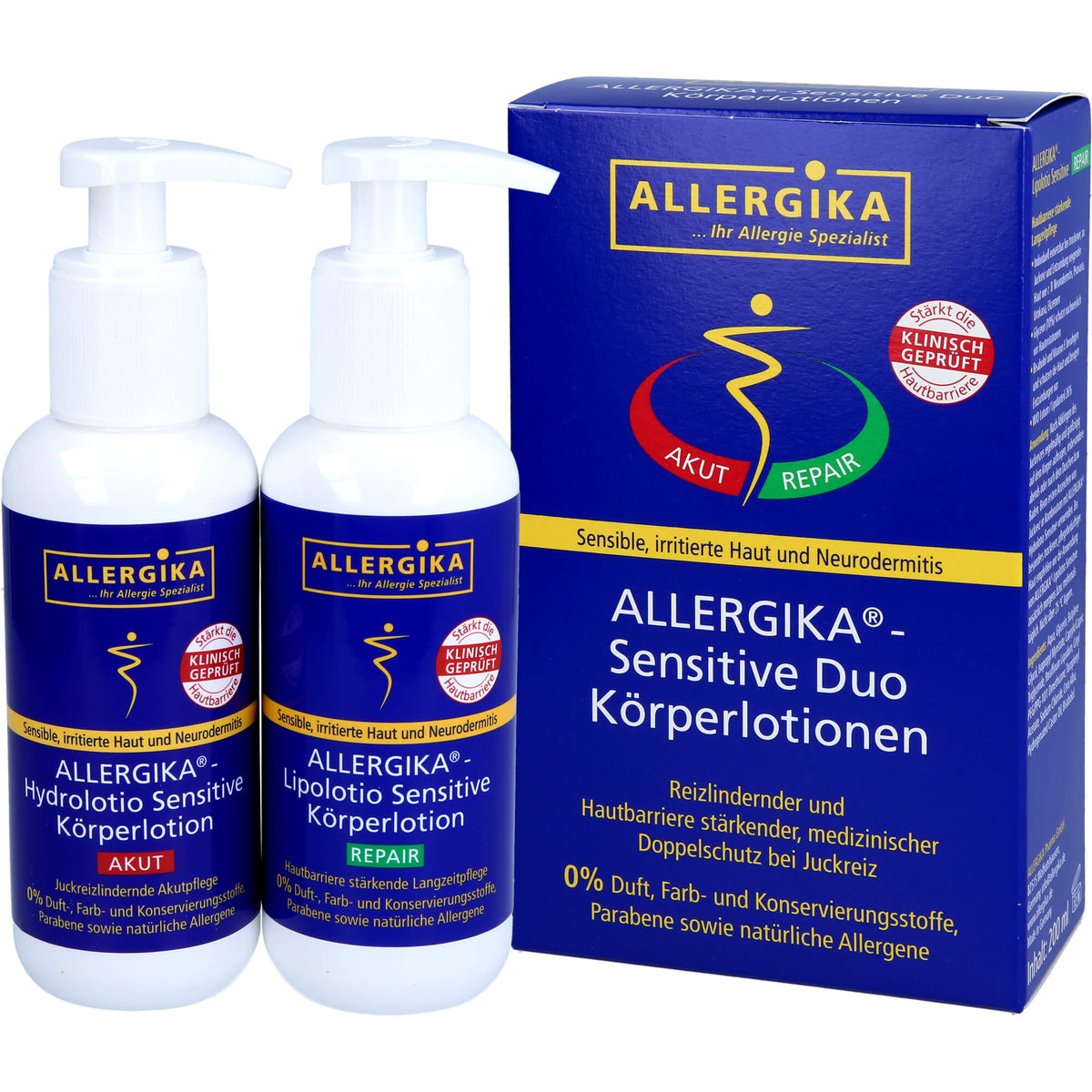 ALLERGIKA sensitive Duo Körperlotionen 2X200 ml