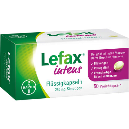 LEFAX intens Flüssigkapseln 250 mg Simeticon 50 St