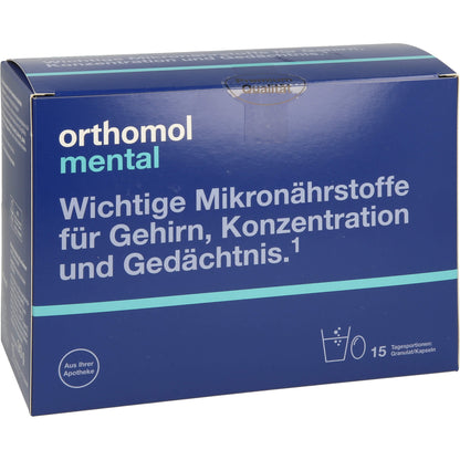 ORTHOMOL mental Granulat/Kapseln 15 Tage Kombip. 1 P