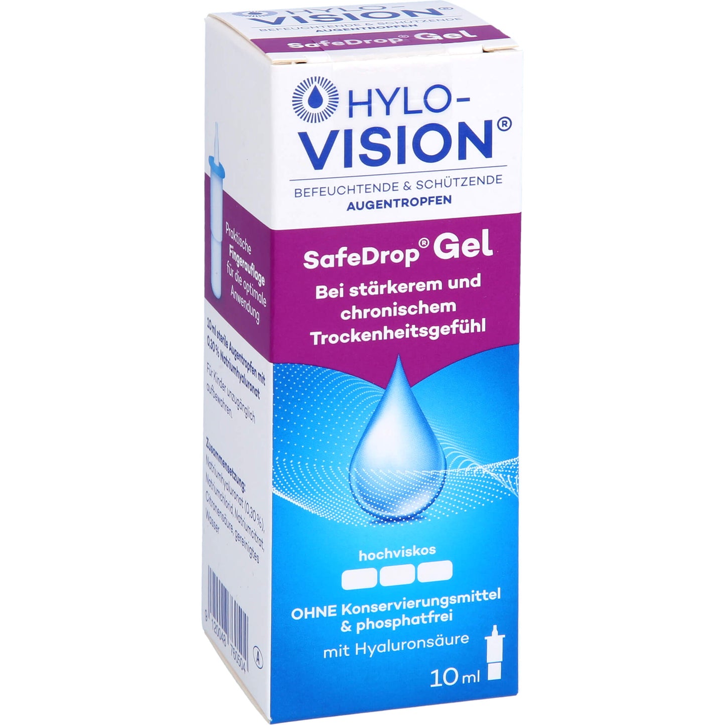 HYLO-VISION SafeDrop Gel Augentropfen 10 ml