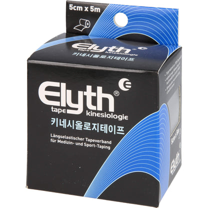 KINESIOLOGIE Tape Elyth 5 cmx5 m schwarz 1 St