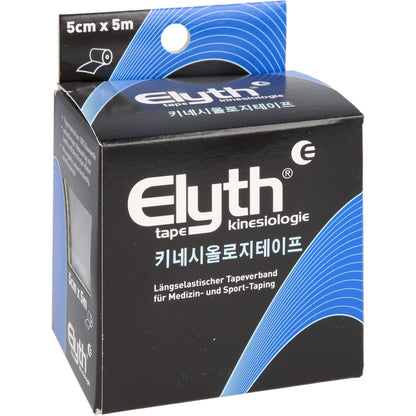 KINESIOLOGIE Tape Elyth 5 cmx5 m schwarz 1 St