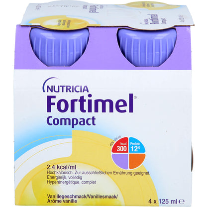 FORTIMEL Compact 2.4 kcal Vanillegeschmack 8X4X125 ml