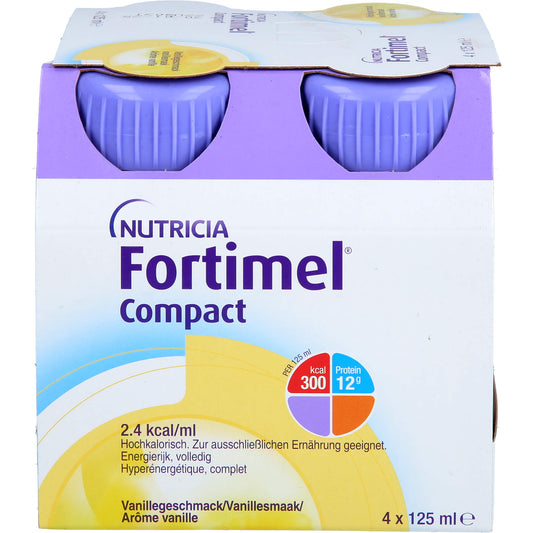 FORTIMEL Compact 2.4 kcal Vanillegeschmack 8X4X125 ml
