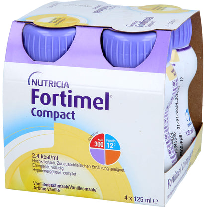 FORTIMEL Compact 2.4 kcal Vanillegeschmack 8X4X125 ml