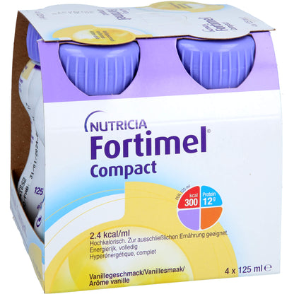 FORTIMEL Compact 2.4 kcal Vanillegeschmack 8X4X125 ml