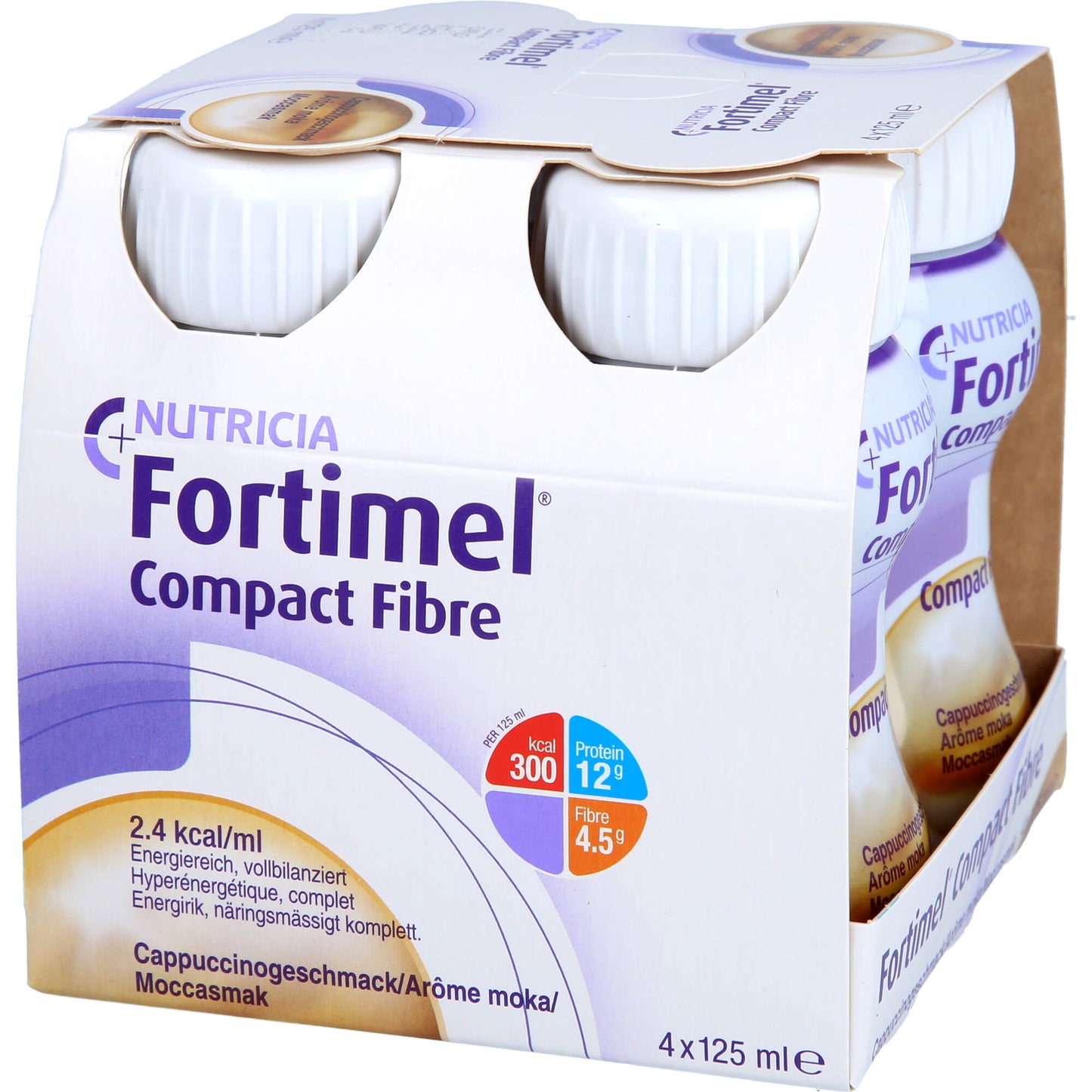 FORTIMEL Compact Fibre Cappuccino 8X4X125 ml