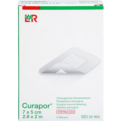 CURAPOR Wundverband steril chirurgisch 5x7 cm 5 St