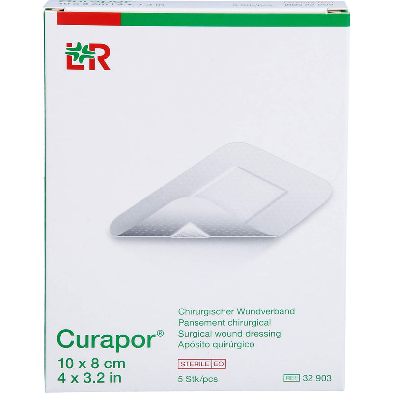 CURAPOR WUNDVERB ST 10X8CM 5 St